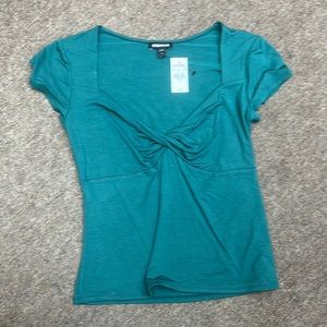 Brand new Express green twist top size M